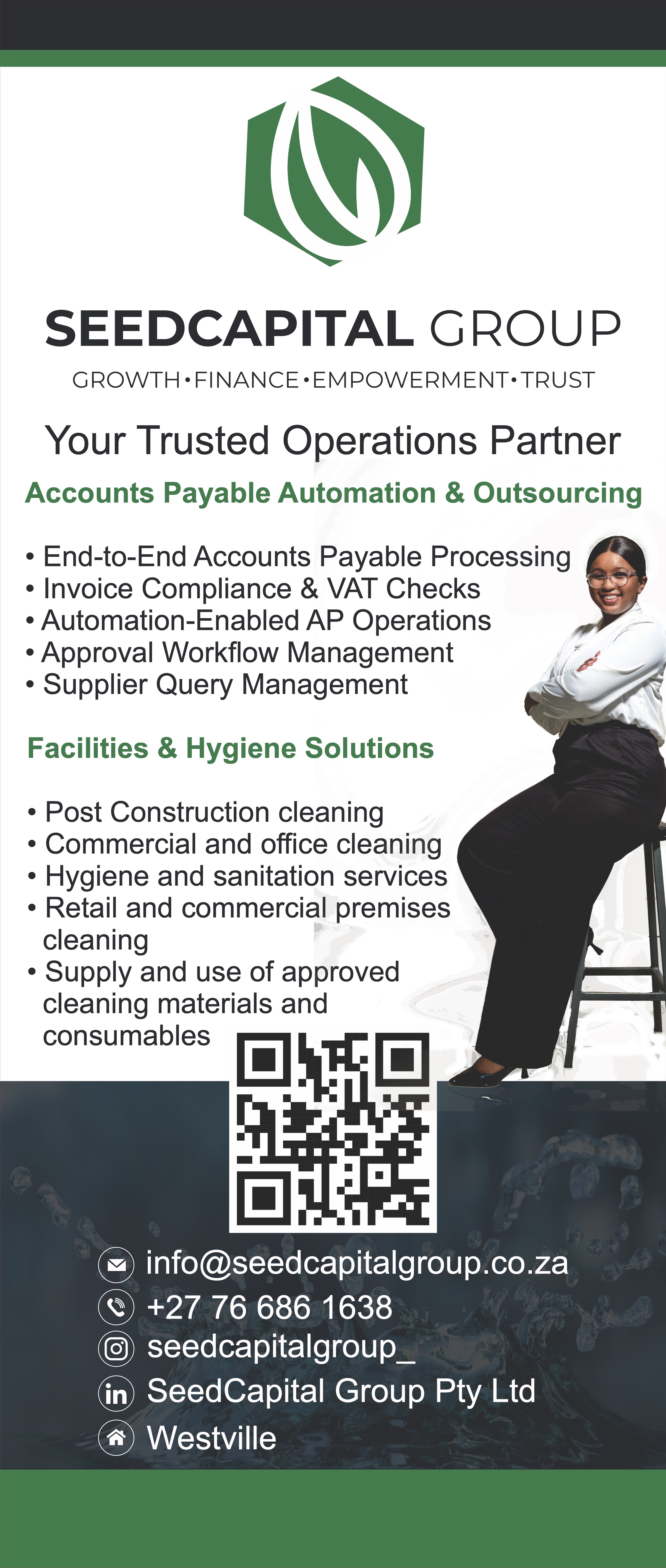 SeedCapital Group pull-up banner design